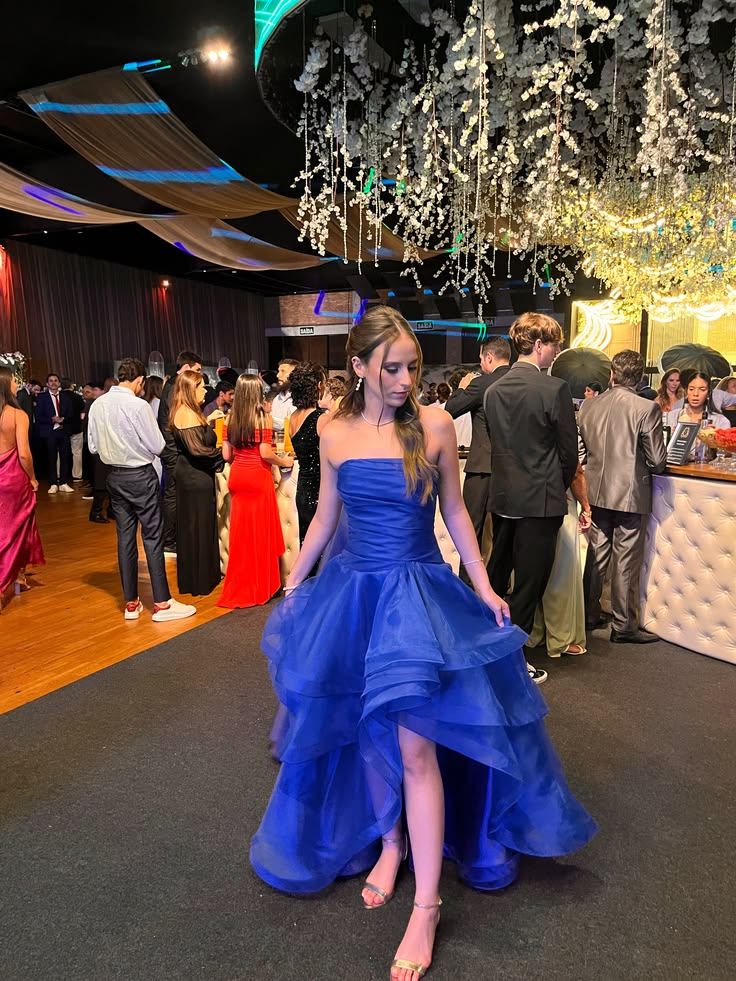 Robe de bal bustier violette en satin avec appliques, robe de soirée formelle J9413
