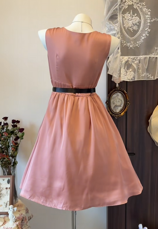 Trägerloses silbernes Vintage-Abendkleid, A-Linie, Geburtstagskleid J9370