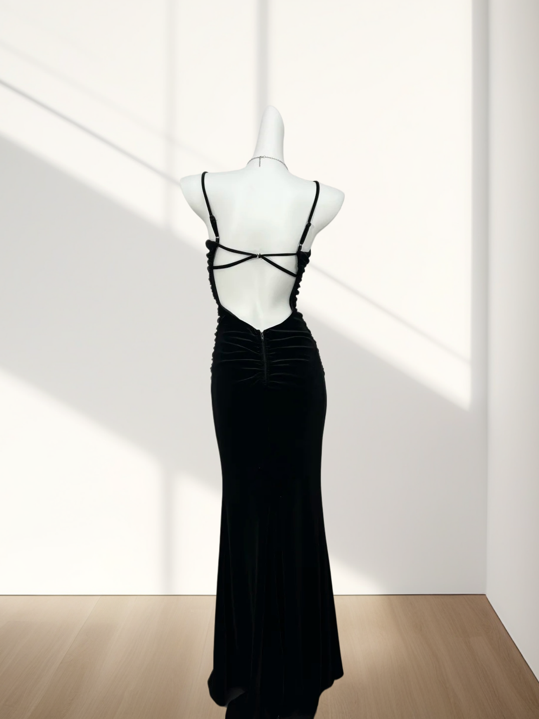 Robe de bal bustier violette en satin avec appliques, robe de soirée formelle J9413