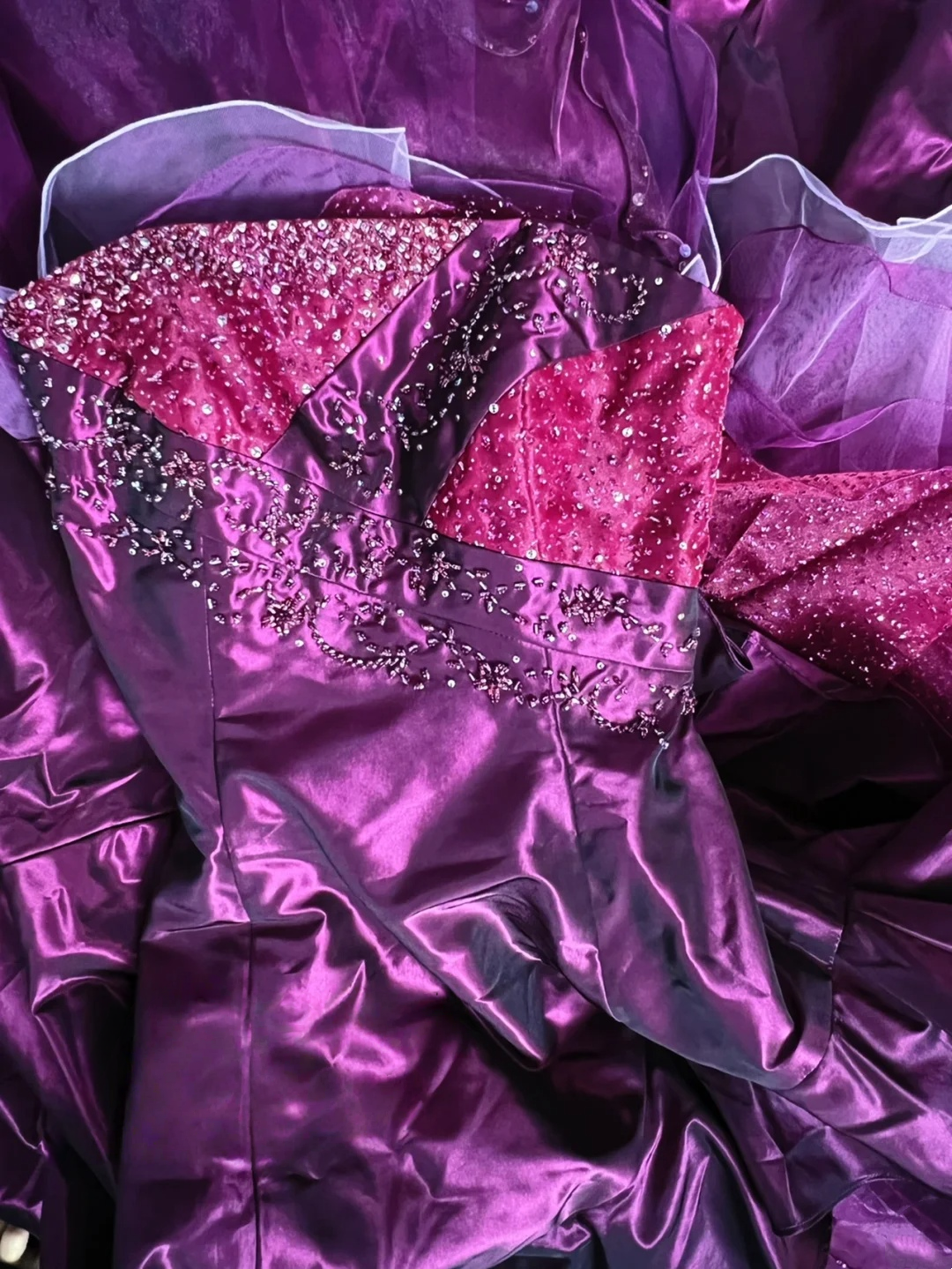 Trägerloses silbernes Vintage-Abendkleid, A-Linie, Geburtstagskleid J9370