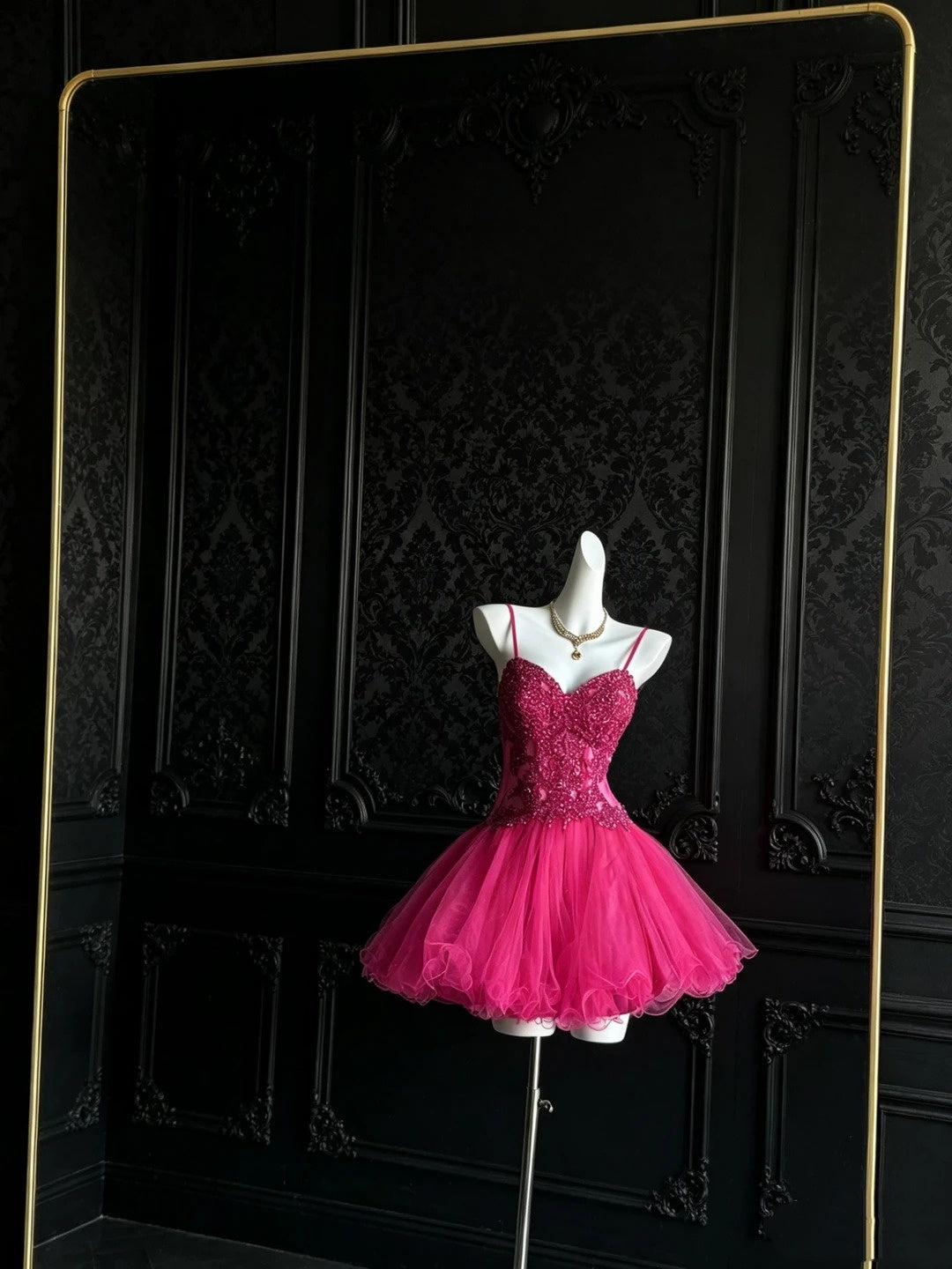 Robe de bal bustier violette en satin avec appliques, robe de soirée formelle J9413