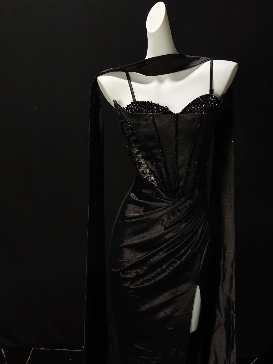 Trägerloses silbernes Vintage-Abendkleid, A-Linie, Geburtstagskleid J9370