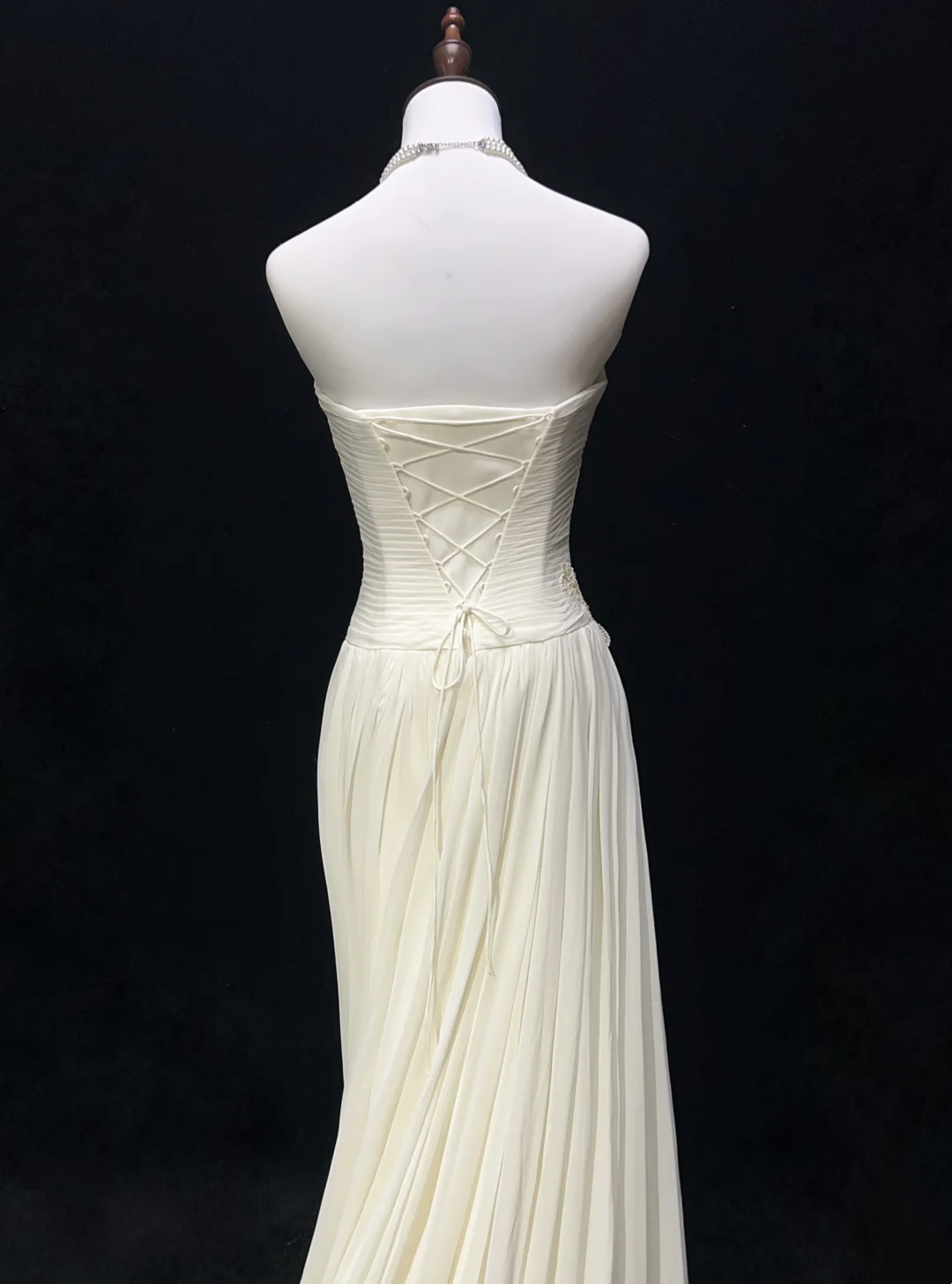 Robe de bal bustier violette en satin avec appliques, robe de soirée formelle J9413