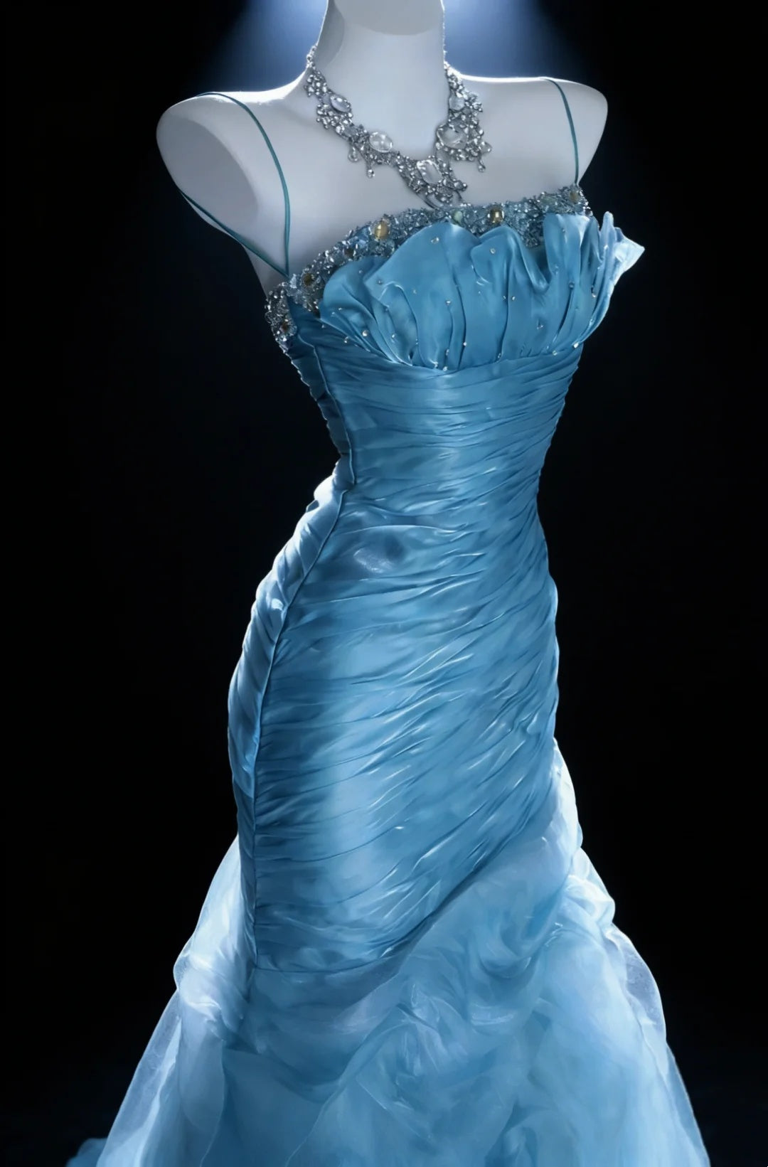 Robe de bal bustier violette en satin avec appliques, robe de soirée formelle J9413