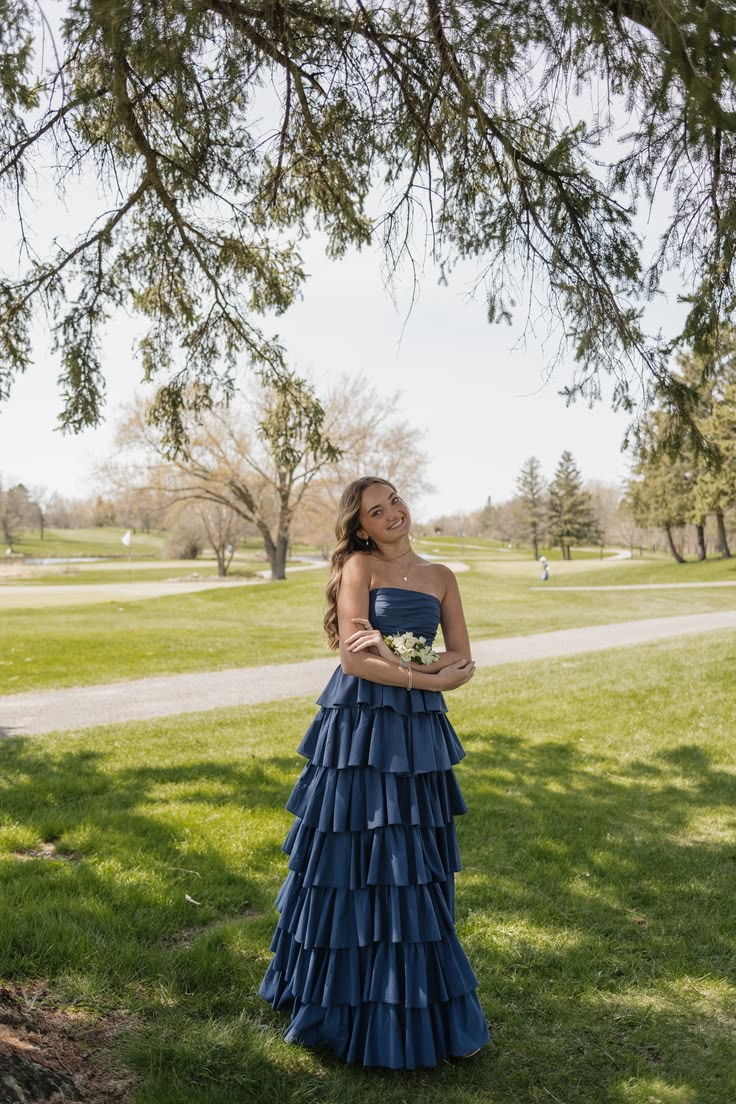 Trägerloses silbernes Vintage-Abendkleid, A-Linie, Geburtstagskleid J9370