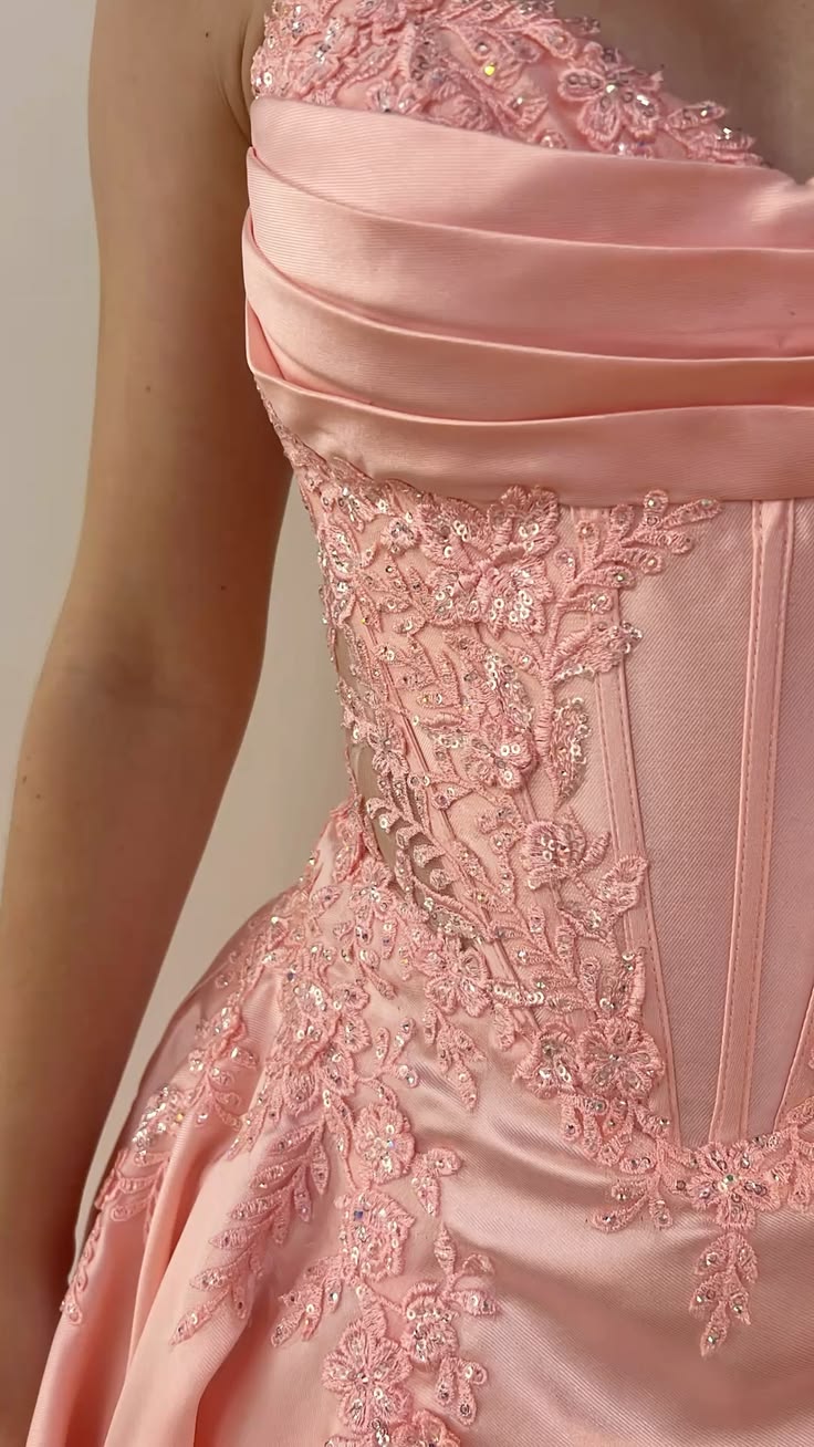 Robe de bal bustier violette en satin avec appliques, robe de soirée formelle J9413