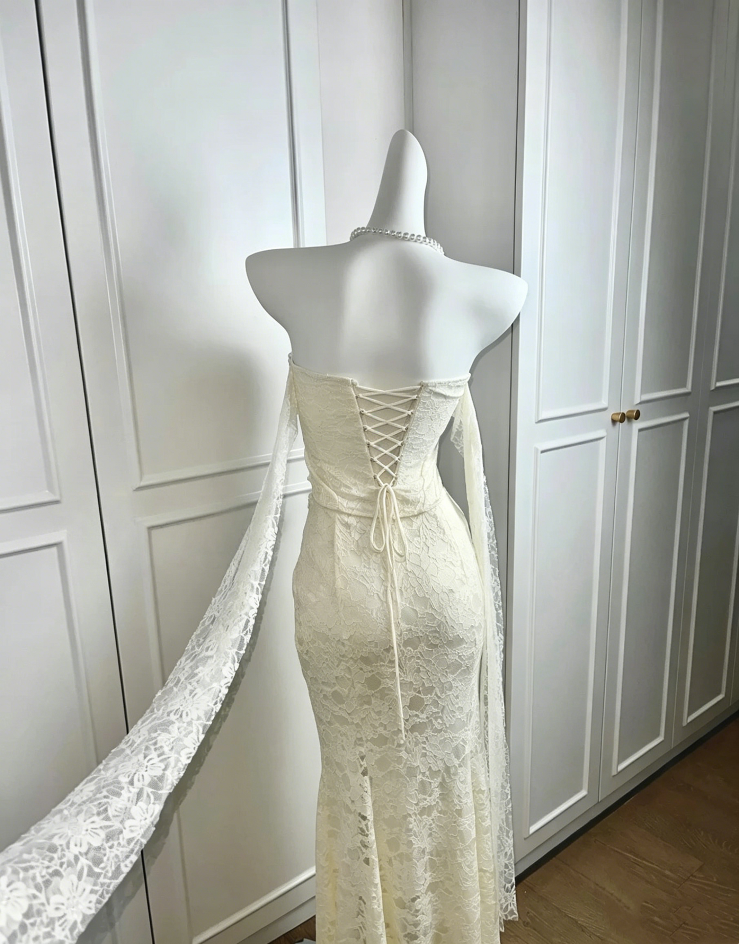 Trägerloses silbernes Vintage-Abendkleid, A-Linie, Geburtstagskleid J9370
