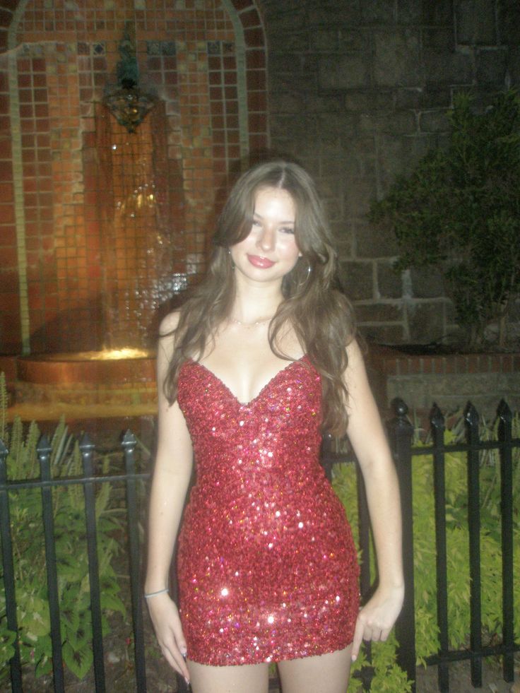 V Neck Burgundy Sequin Sheath Homecoming Dress Short Party Dress J11495