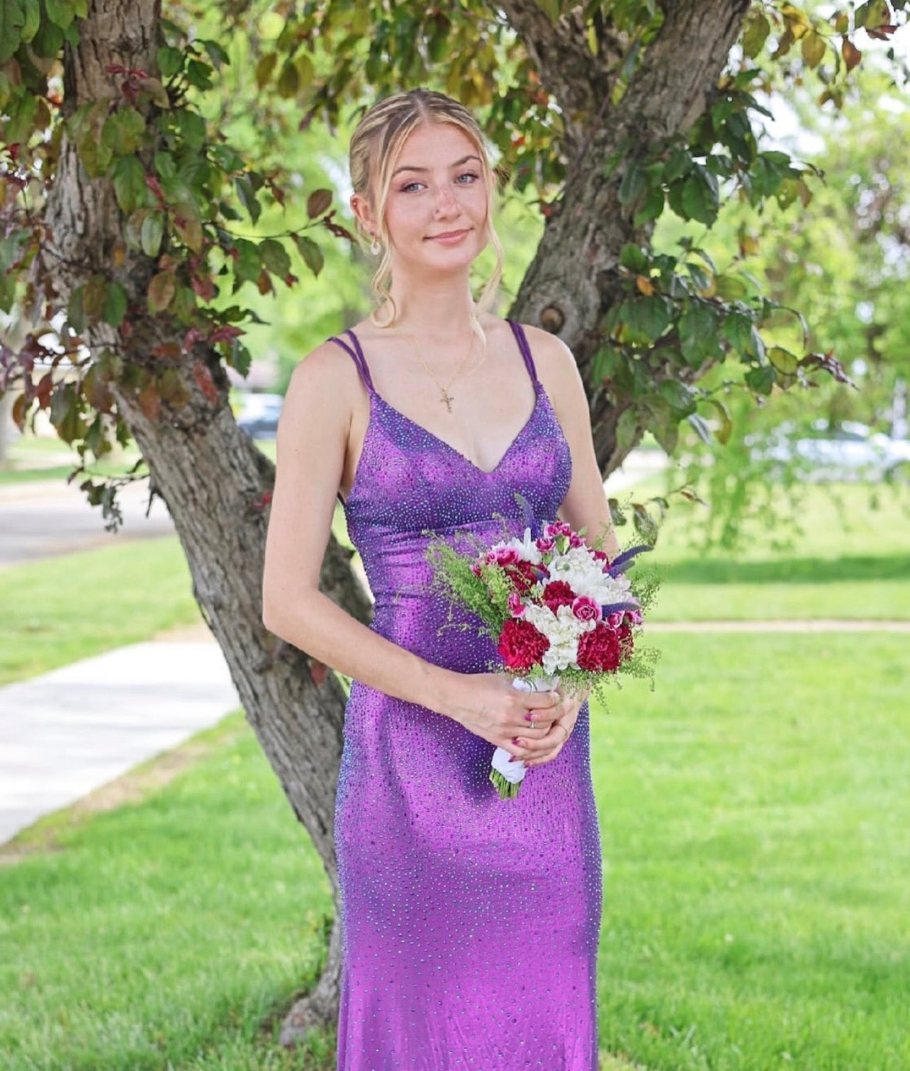 Trägerloses silbernes Vintage-Abendkleid, A-Linie, Geburtstagskleid J9370