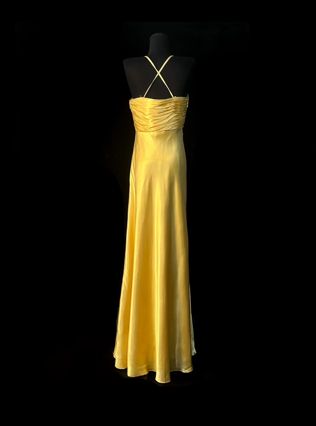Trägerloses silbernes Vintage-Abendkleid, A-Linie, Geburtstagskleid J9370