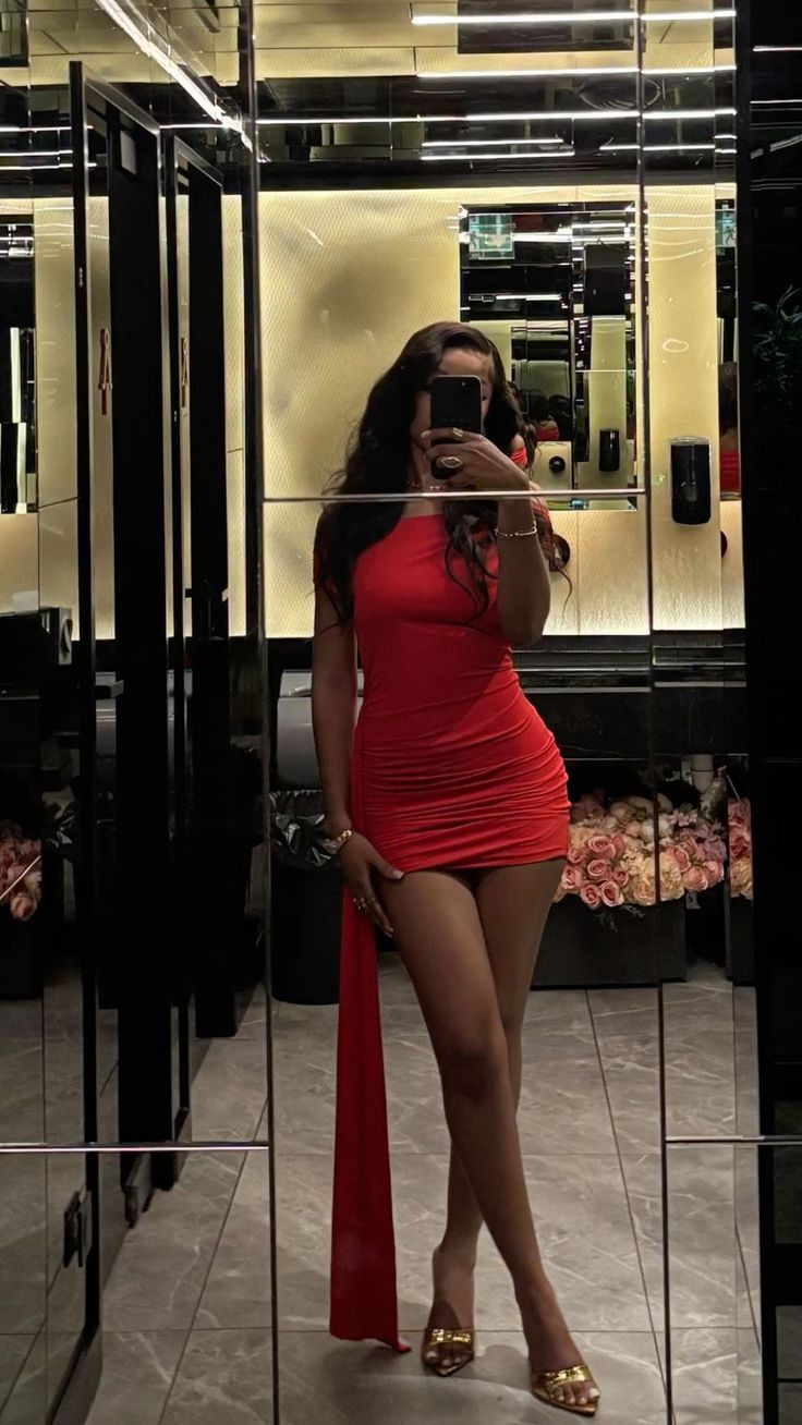 Rotes Etuikleid für den Heimkehr, kurzes Geburtstagskleid J7391