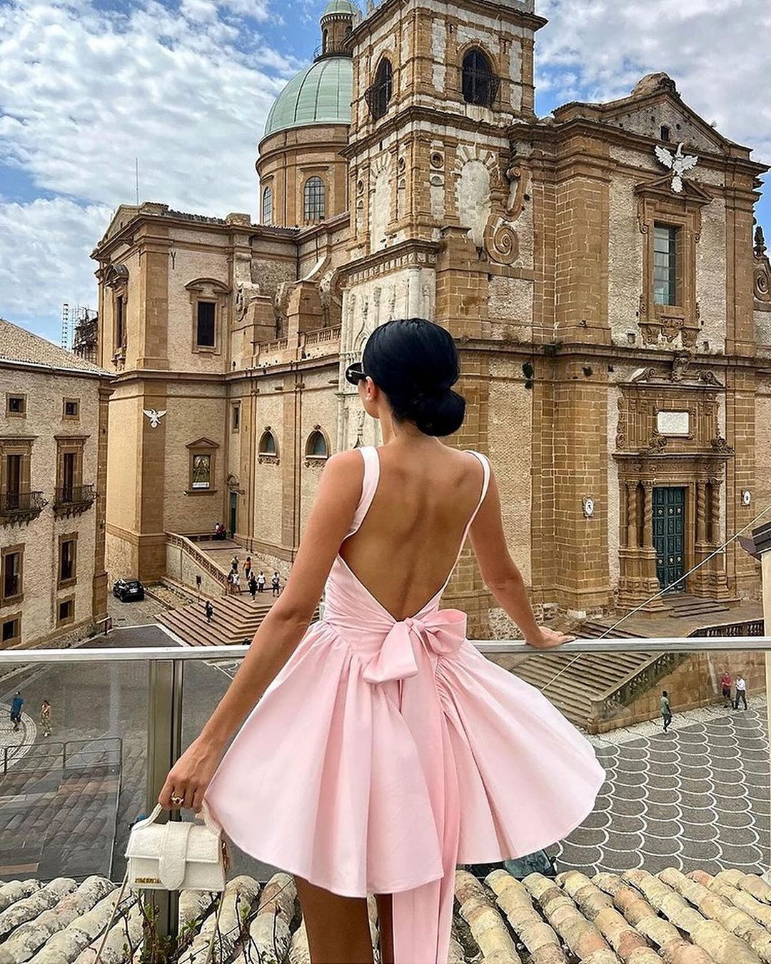 Pink A Line Short Homecoming Dress Birthday Party Dress J3538