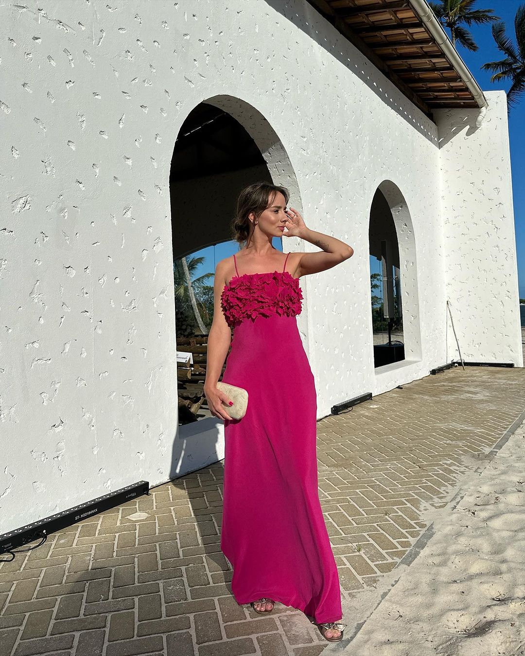 Robe de bal longue bustier rouge rose, coupe trapèze, robe de soirée formelle J3542