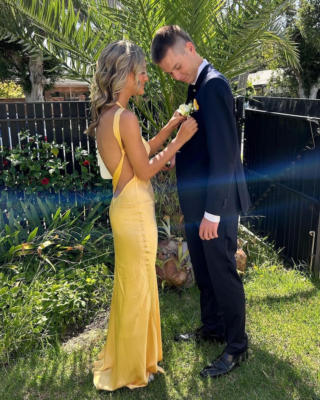 Gelbes Etuikleid, lang, Ballkleid, Abendkleid, Partykleid J3584