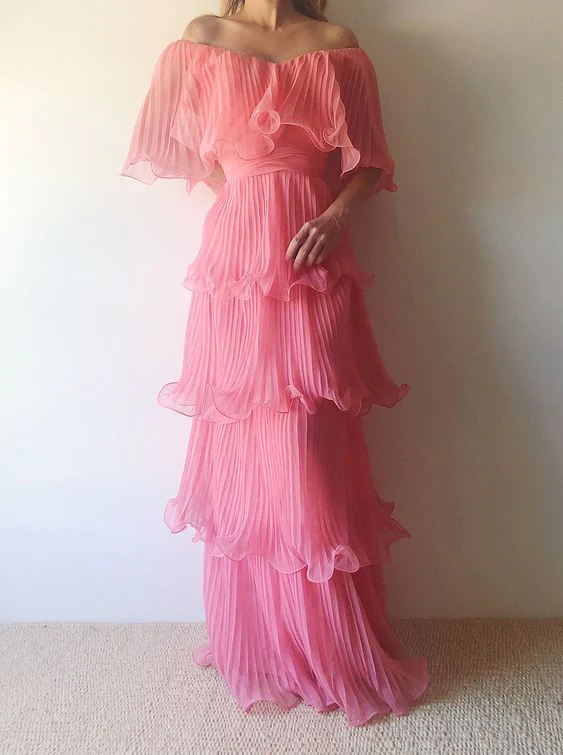 Robe de bal rose pour femmes, robe sexy, robe de soirée élégante, J3806
