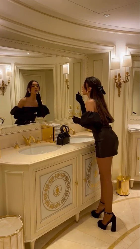 A Line Black Satin Off The Shoulder Homecoming Dress Birthday Outfits J3905