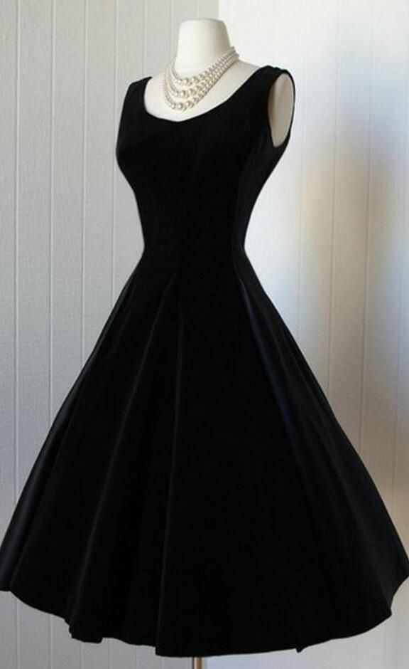 A Line Black Short Homecoming Dress Short Prom Dress J4390