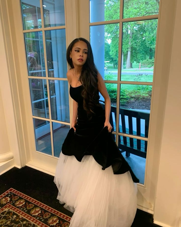 Robe de bal longue bustier en tulle, coupe trapèze, tenue de soirée formelle J5218