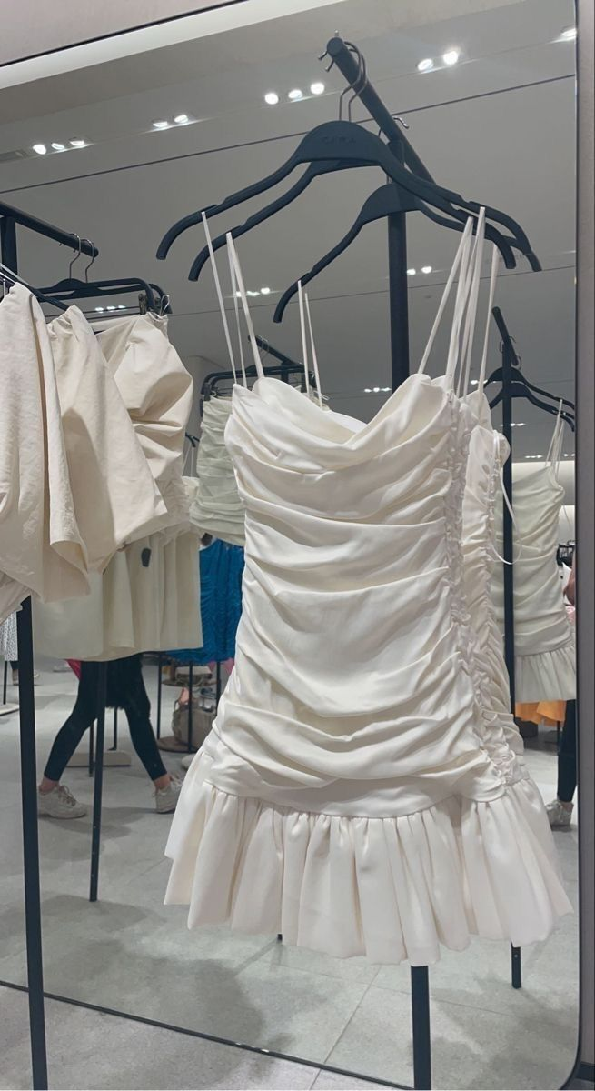 Spaghettiträger Kurzes Ballkleid Homecoming-Kleid J5502