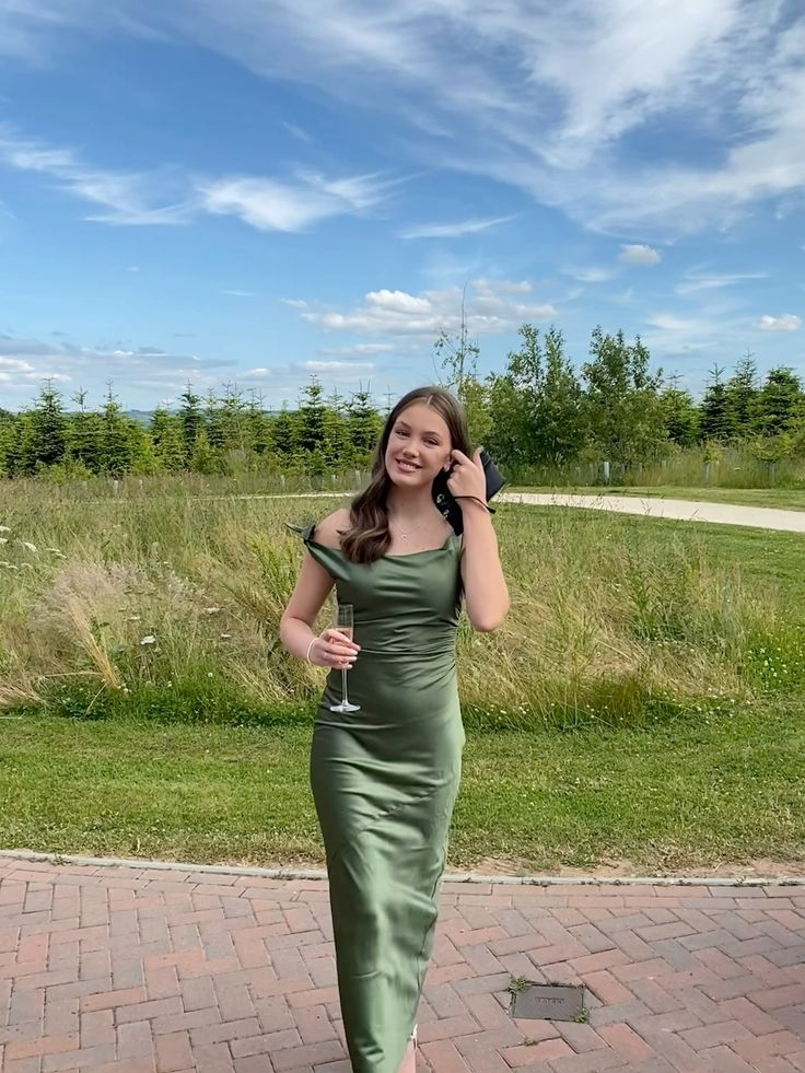 Grünes Etuikleid, lang, Ballkleid, formelles Abendkleid J5511