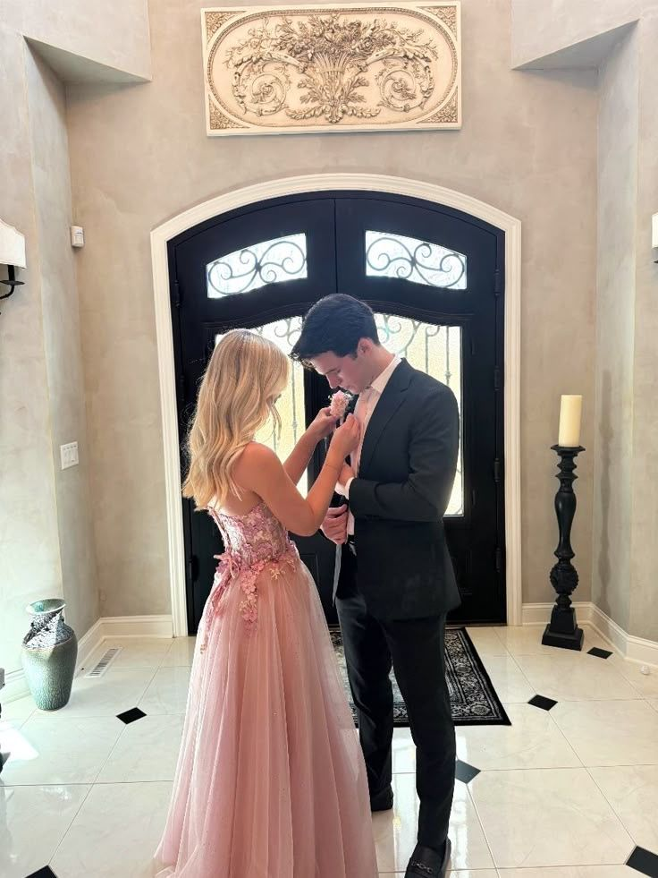 Rosa A-Linie Ballkleid mit Herzausschnitt, formelles Partykleid J7359