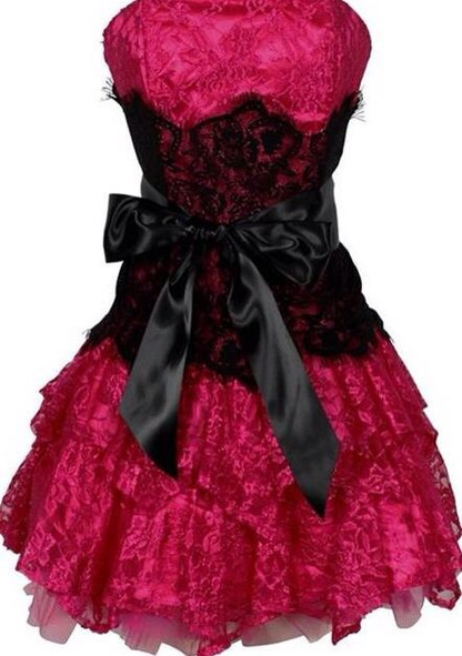 A Line Lace Short Prom Dress Birthday Party Dress Homecoming Dress J7663