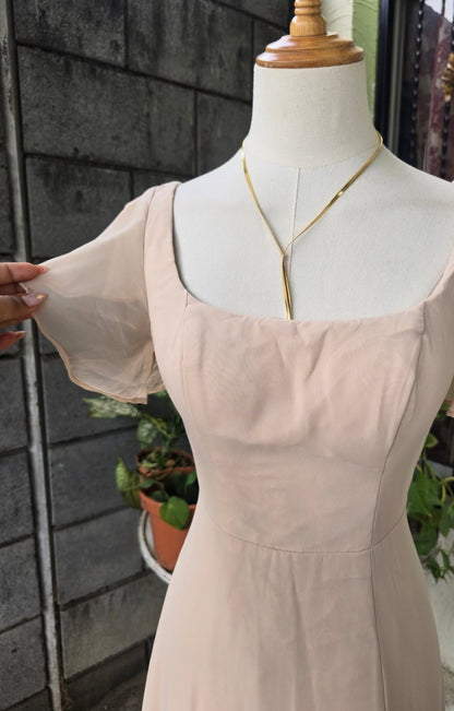 A Line Modest Prom Dress With Formal Evening Party Dress J8890