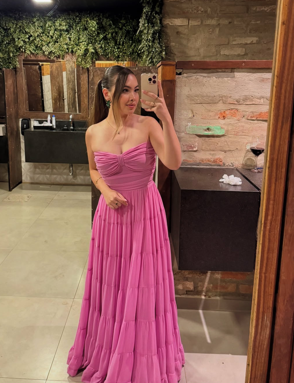 A-Linie trägerloses Ballkleid Hochzeitsgastkleid Abendkleid Partykleid J7074