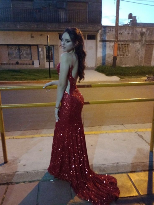 Robe de soirée fourreau noire sexy longue avec fente J8826