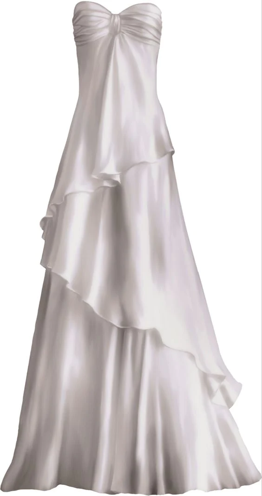 Sweetheart A Line White Long Prom Dresses Party Dresses J2624