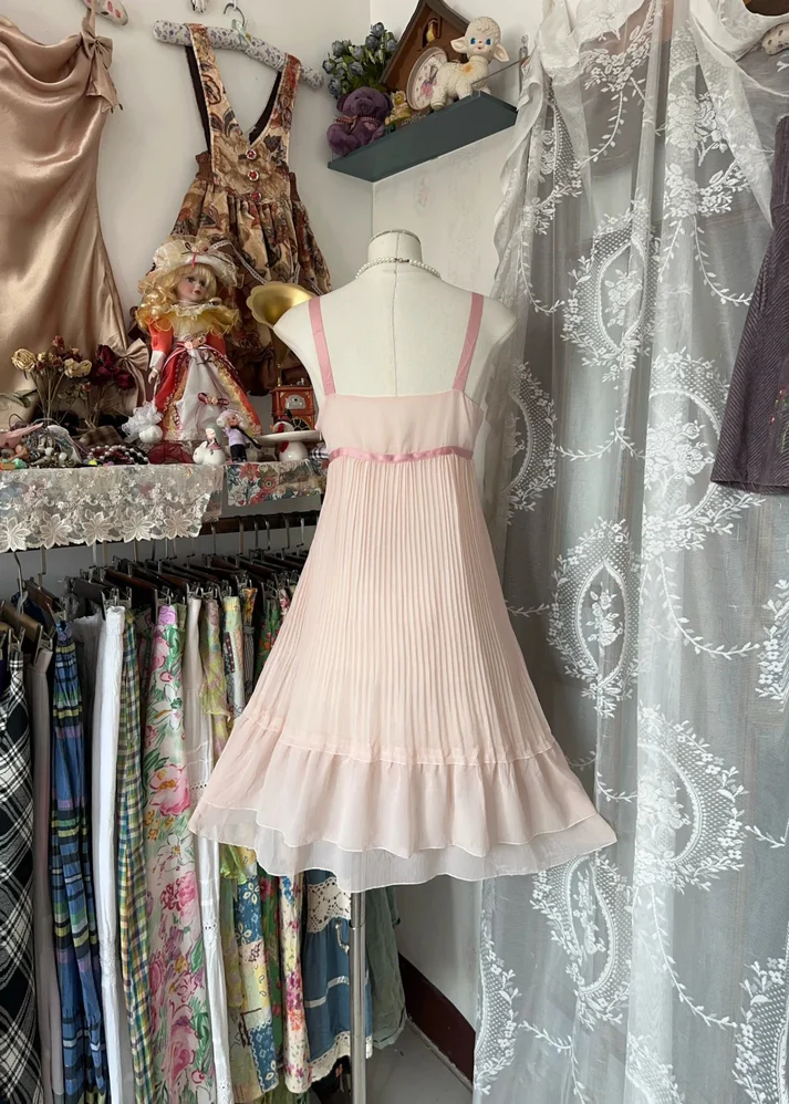 A Line Pink Outfit Vintage Short Party Dress Homecoming Dress J7009