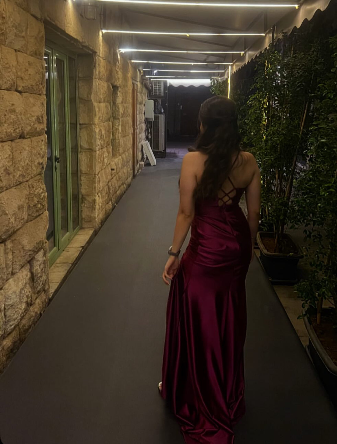 Robe de soirée sirène en satin J7186