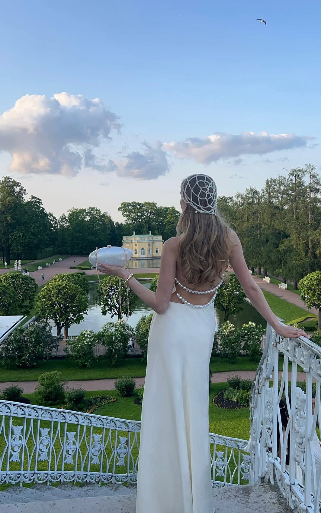 Halter Ivory A Line Birthday Dress Backlessv Long Formal Prom Dress J7183