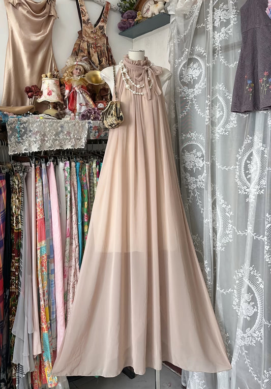 Rosa Etuikleid, lang, mit Seitenschlitz, Satin, formelles Kleid J8820