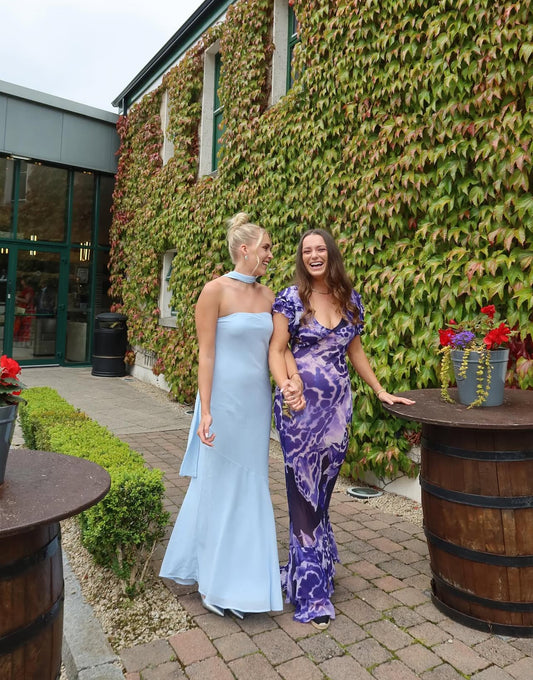 Strapless Mermaid Long Prom Dress Blue Wedding Guest Dress J7952