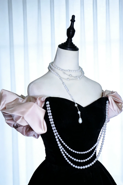 Robe de bal bustier violette en satin avec appliques, robe de soirée formelle J9413