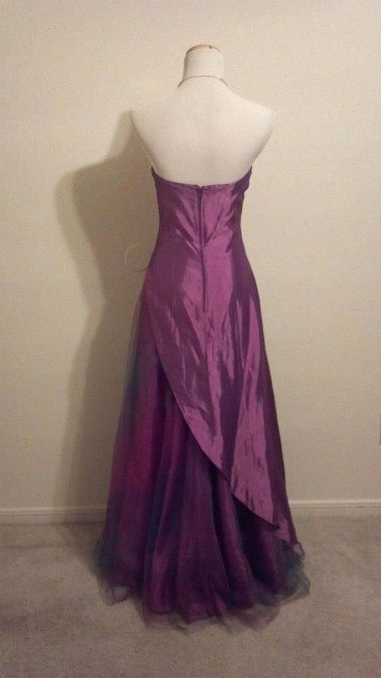 Strapless A Line Long Prom Dress Formal Party Gown  J8295