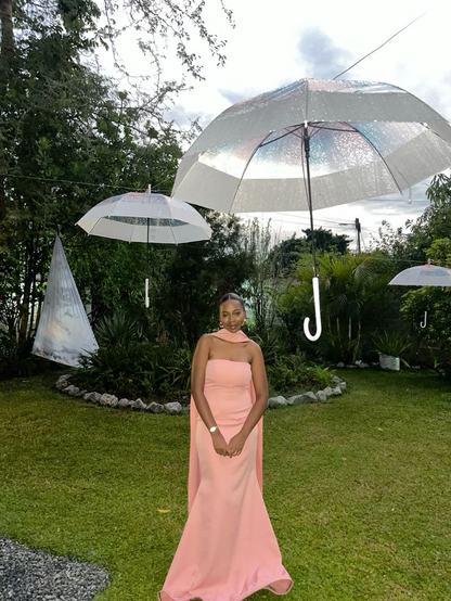 Robe de bal sirène rose, robe de soirée formelle J5782 