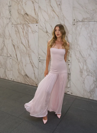 Meerjungfrau Rosa Lange Ballkleider Formale Abschlussfeier Kleid Abendkleid J5850