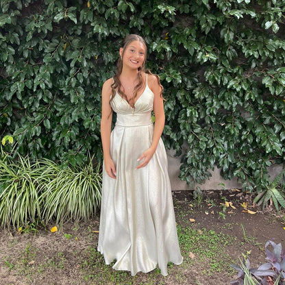 A Line Long Prom Dress Formal Evening Dress J5922