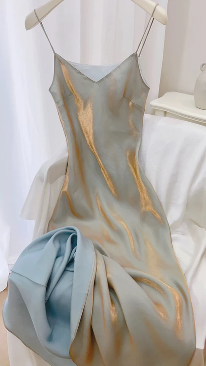 Meerjungfrau Spaghettiträger Langes Ballkleid Abendkleid J5977