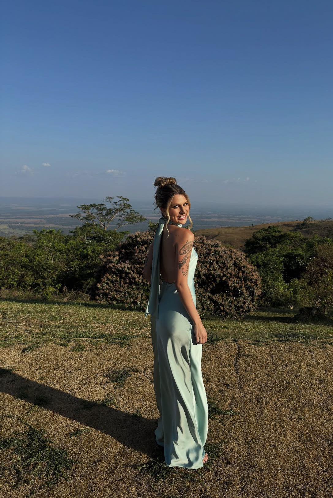 Robe de soirée fourreau noire sexy longue avec fente J8826