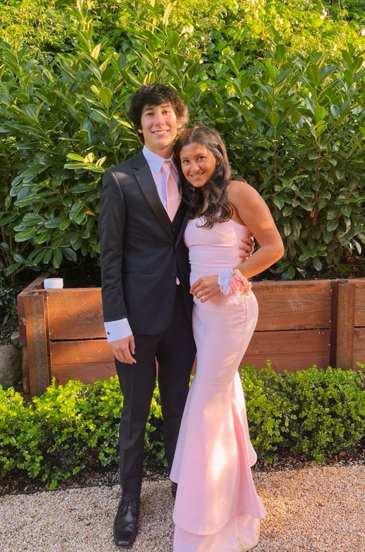 Pink Mermaid Satin Long Prom Dress J6042