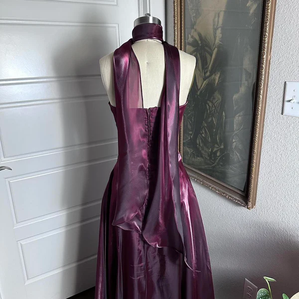 Strapless A Line Simple Long Prom Dress Formal Party Dress J8155