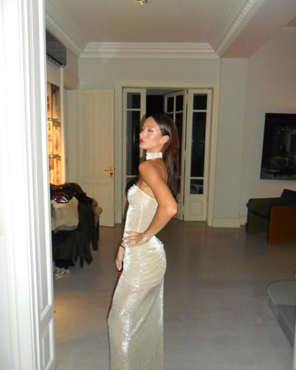 Robe de soirée longue fourreau Champion J6244