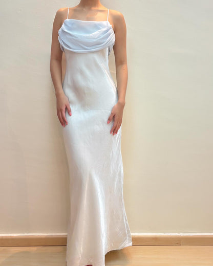 Spaghetti Straps Mermaid Prom Dress Vintage Evening Dress J6258