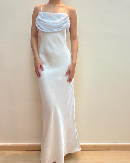 Spaghetti Straps Mermaid Prom Dress Vintage Evening Dress J6258