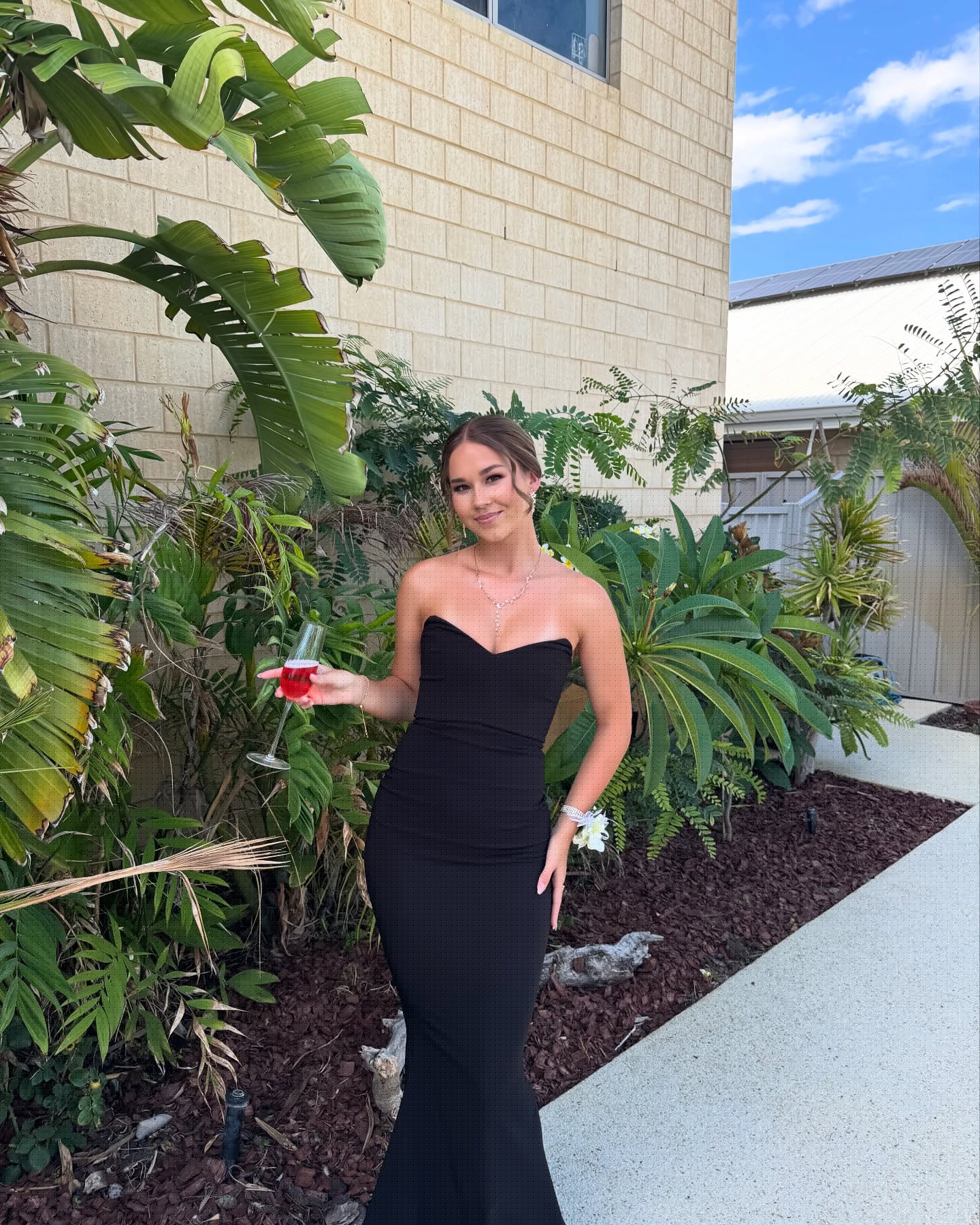 Robe de soirée fourreau noire J6278