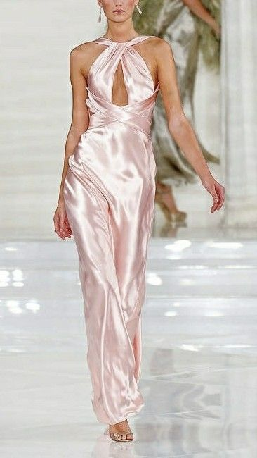 Robe de bal longue en satin rose, robe de soirée, robe de soirée, J6350