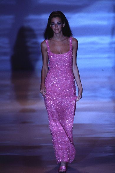 Robe de soirée rose à paillettes, robe de soirée formelle, robe de bal, J6354